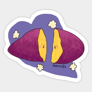 Hot hot baked sweet potato Sticker